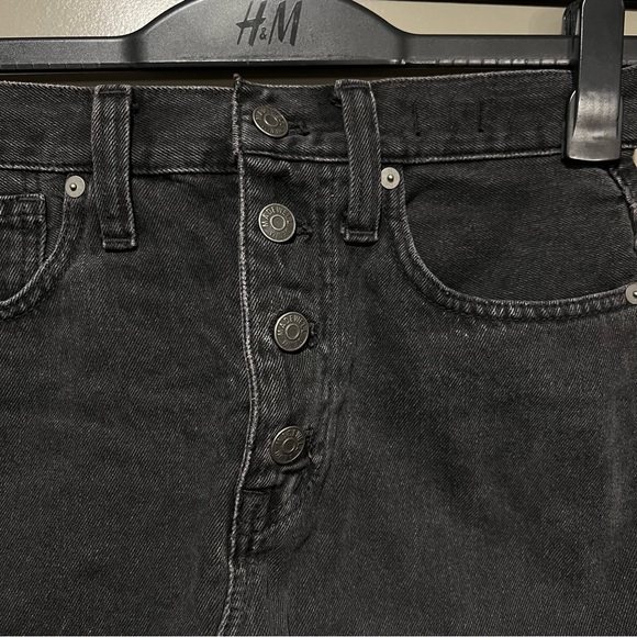 Madewell Rigid Denim A-Line Mini Skirt size 27 - Picture 4 of 7